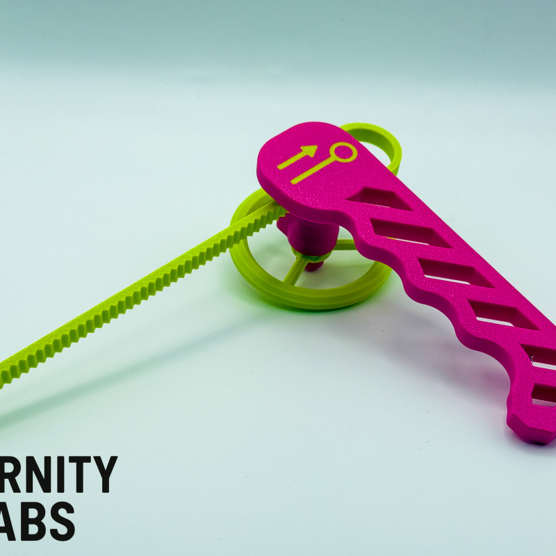 Rip Cord Dönen Fırıldak - 3D Baskı Oyuncak ve Stres Giderici