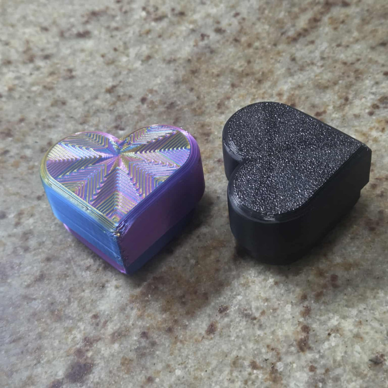 Kalp Şekilli Fidget Buton - Stres Giderici 3D Baskı Oyuncak