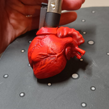 Alevli Kalp Çakmak Tutucu - 3D Baskı Dekor ve Hediye