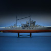 HMS Warspite 1942 3D Baskı Savaş Gemisi Modeli - 1:625 Ölçek