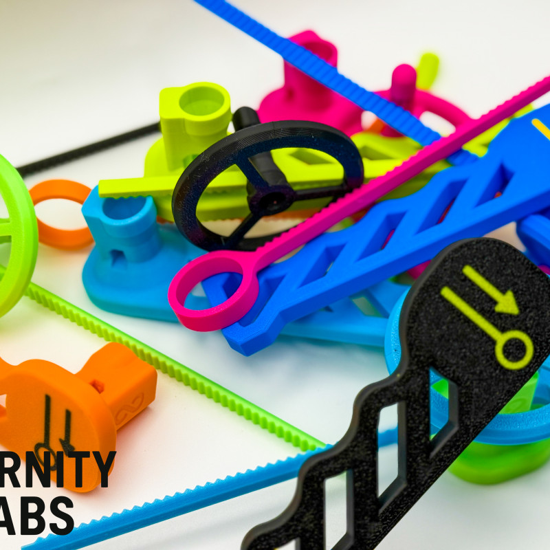 Rip Cord Dönen Fırıldak - 3D Baskı Oyuncak ve Stres Giderici