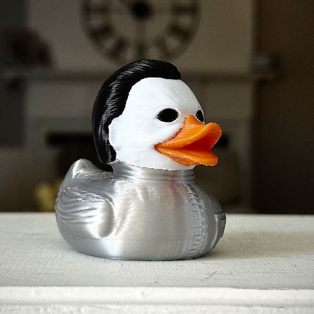 Cadılar Bayramı Ördek Dekor - 3D Baskılı Sevimli Mini Figür