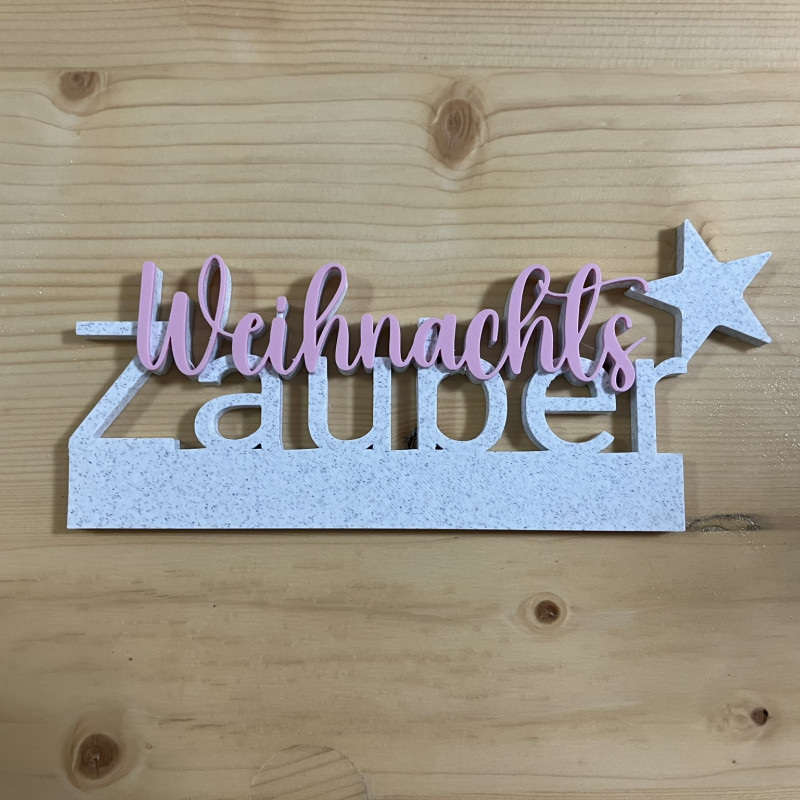 Noel Temalı Özel 3D Baskı Dekor Blokları - Hediye ve Dekorasyon