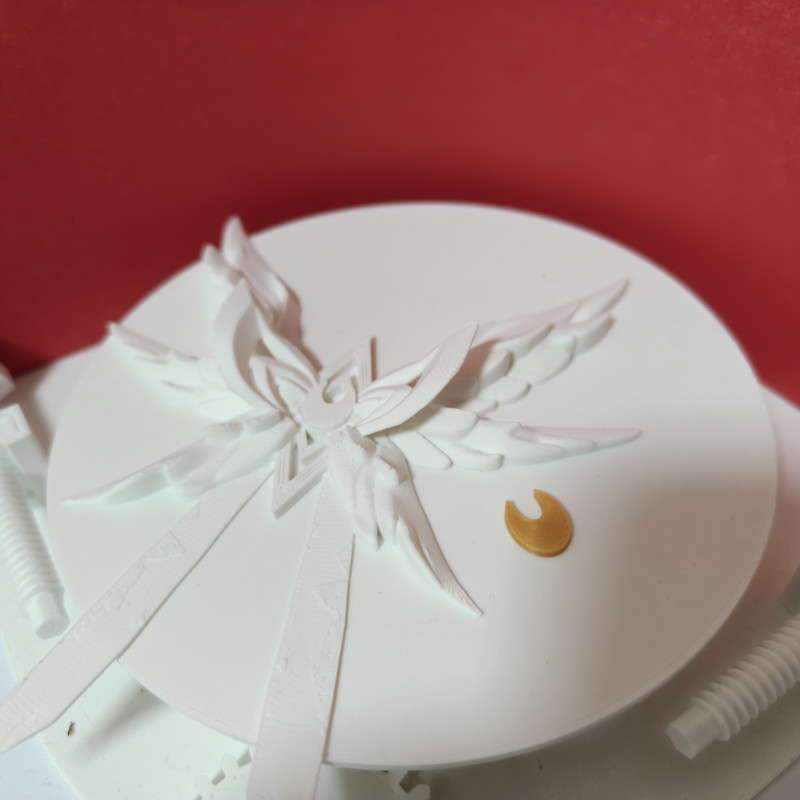 Genshin Impact Moon Maiden Columbina Saç Tokası - 3D Baskı Cosplay Aksesuarı