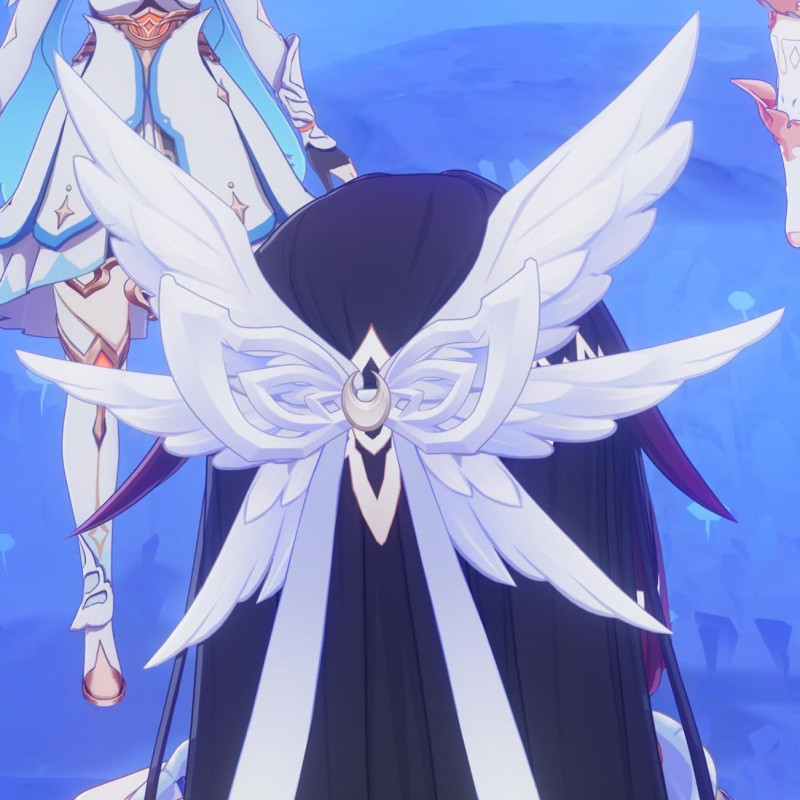 Genshin Impact Moon Maiden Columbina Saç Tokası - 3D Baskı Cosplay Aksesuarı