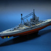 HMS Warspite 1942 3D Baskı Savaş Gemisi Modeli - 1:625 Ölçek