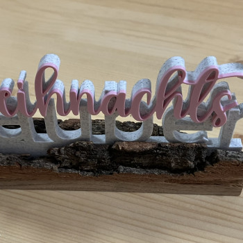 Noel Temalı Özel 3D Baskı Dekor Blokları - Hediye ve Dekorasyon