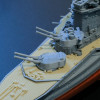 HMS Warspite 1942 3D Baskı Savaş Gemisi Modeli - 1:625 Ölçek