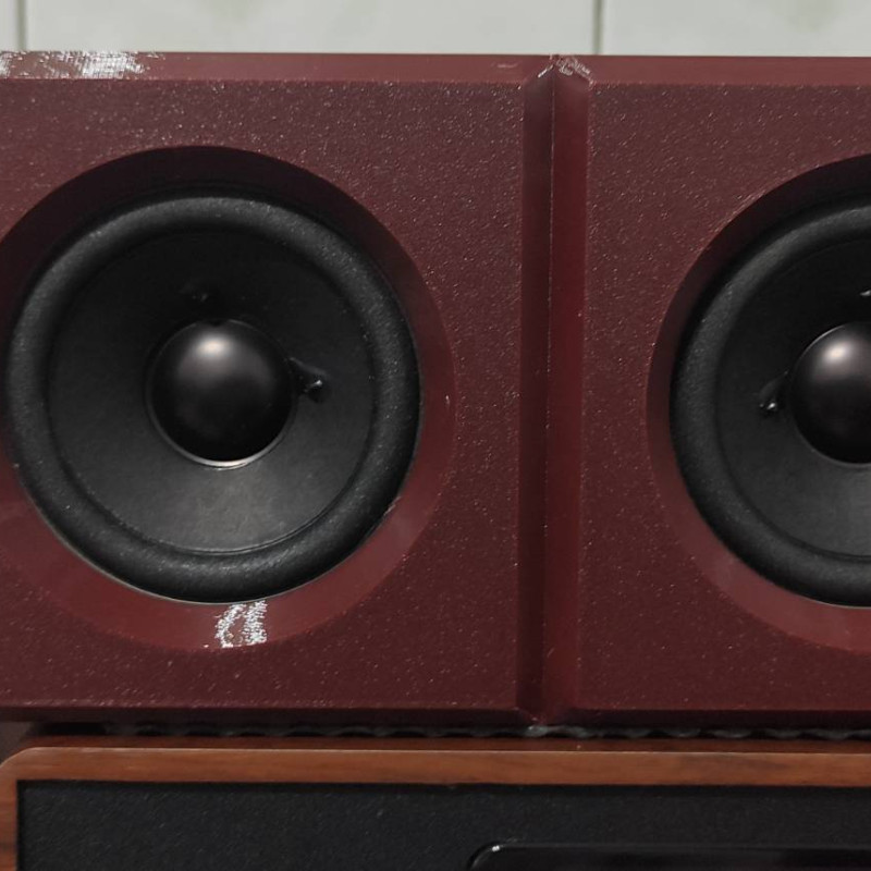 3 İnç Çift Sürücülü Bass Reflex Hoparlör - DIY Ses Sistemi