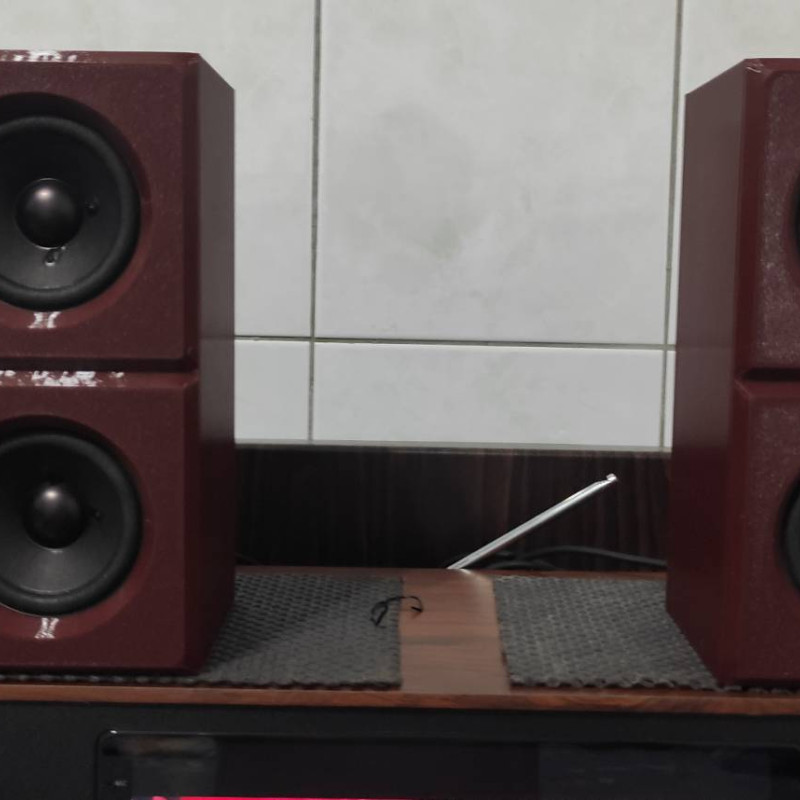 3 İnç Çift Sürücülü Bass Reflex Hoparlör - DIY Ses Sistemi