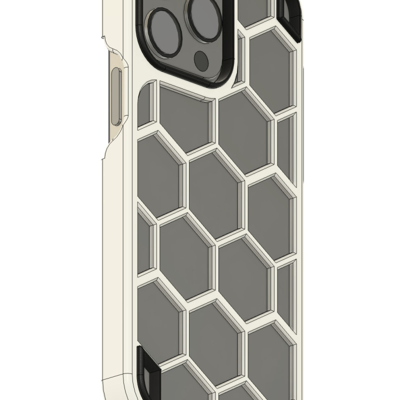 iPhone 15 Pro Max TPU/PETG Kılıf - Dayanıklı 3D Baskı Koruması