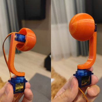 2 Eksenli Mekanik Robot Göz - ESP8266 Kontrollü DIY Proje