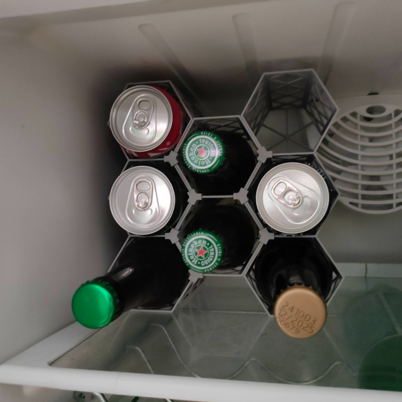 Buzdolabı Şişe Düzenleyici - 3D Baskılı Organizatör Buzdolabı Şişe Düzenleyici - 3D Baskılı Organizatör