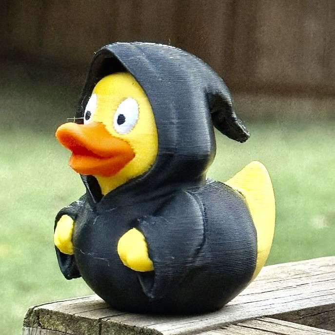 Cadılar Bayramı Ördek Dekor - 3D Baskılı Sevimli Mini Figür