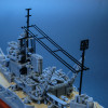 HMS Warspite 1942 3D Baskı Savaş Gemisi Modeli - 1:625 Ölçek