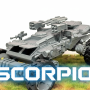 Bilim Kurgu Savaş Aracı SCORPIO - 3D Baskı Modeli