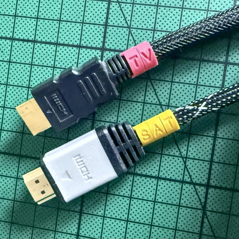 Özelleştirilebilir Kablo Halka Etiketi - 3D Baskı Kablolama Çözümü Özelleştirilebilir Kablo Halka Etiketi - 3D Baskı Kablolama Çözümü