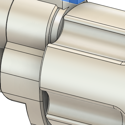 Deadlock Abrams Revolver 3D Baskı Cosplay Tabanca Modeli