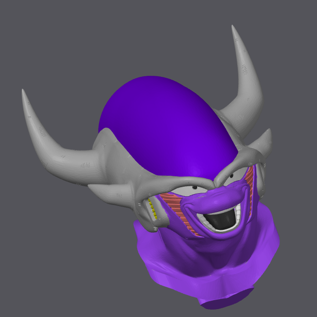 Dragon Ball Z Frieza 1. Form 3D Baskılı Renkli Figür Dragon Ball Z Frieza 1. Form 3D Baskılı Renkli Figür