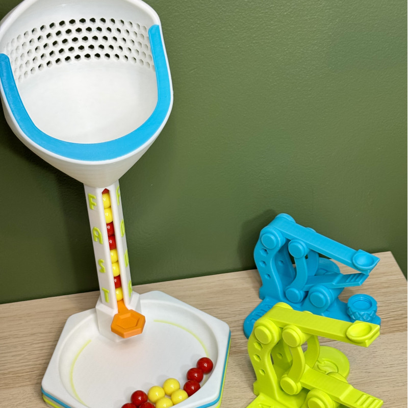 Hızlı Dört - Eğlenceli Connect 4 Yarış Oyunu 3D Baskı