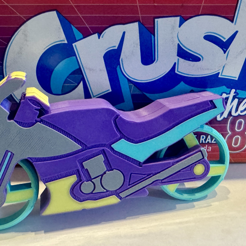 Kawasaki Ninja 500 3D Baskılı Motor Modeli Yapım Seti