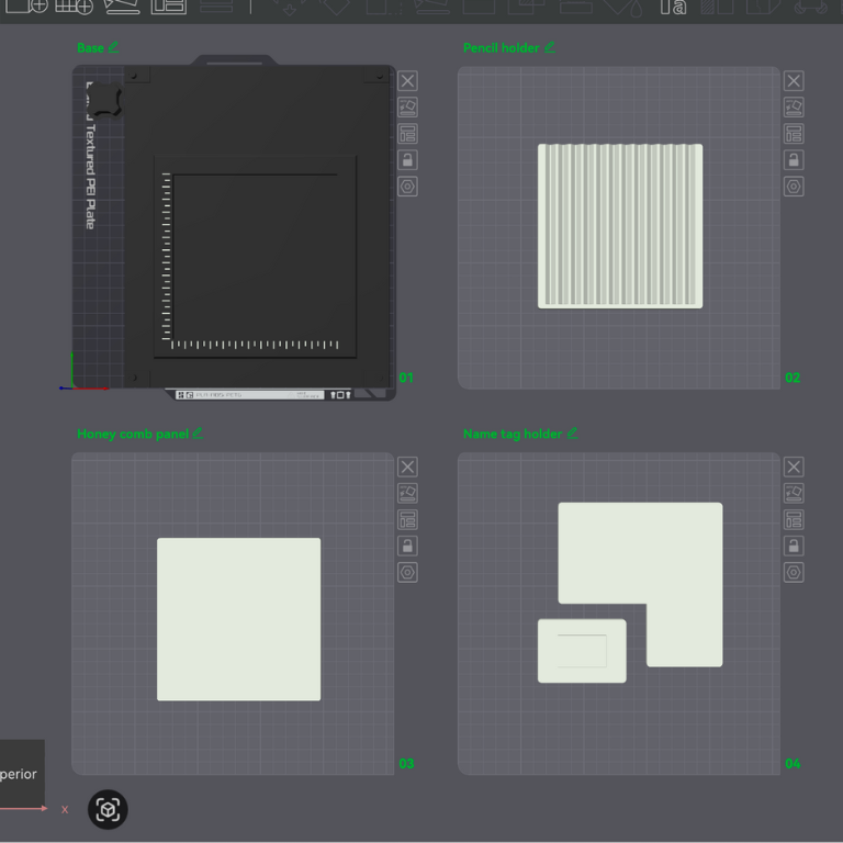 Acmer S1 Lazer Kesici Modüler Tabanı - 3D Baskılı Çok Amaçlı Aksesuar