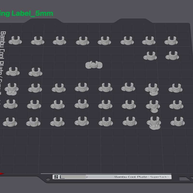 Özelleştirilebilir Kablo Halka Etiketi - 3D Baskı Kablolama Çözümü Özelleştirilebilir Kablo Halka Etiketi - 3D Baskı Kablolama Çözümü