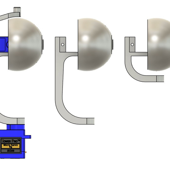 2 Eksenli Mekanik Robot Göz - ESP8266 Kontrollü DIY Proje