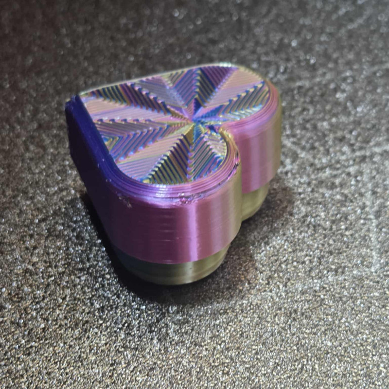 Kalp Şekilli Fidget Buton - Stres Giderici 3D Baskı Oyuncak