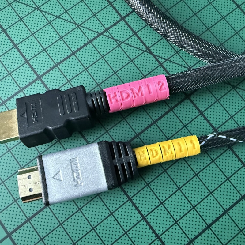 Özelleştirilebilir Kablo Halka Etiketi - 3D Baskı Kablolama Çözümü Özelleştirilebilir Kablo Halka Etiketi - 3D Baskı Kablolama Çözümü