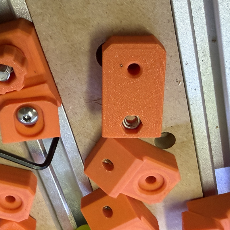 CNC Pençe Mengene M6 Donanım - 3D Baskı Profesyonel Tutucu