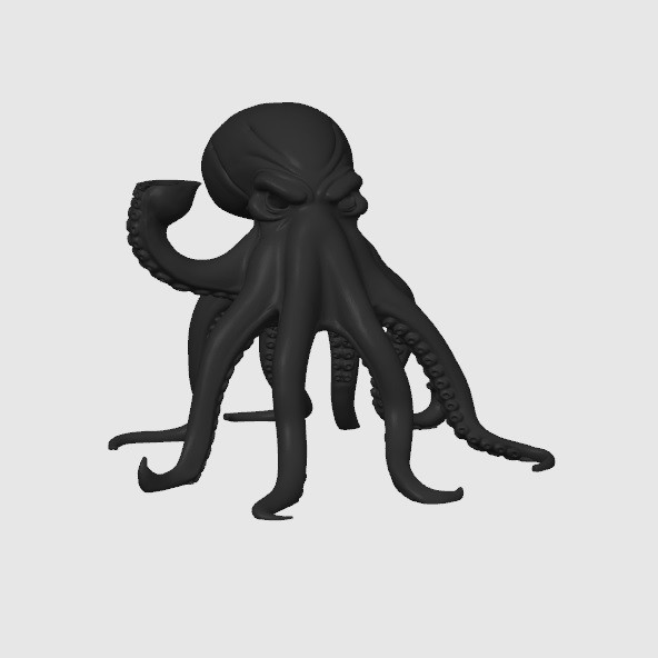 Cadılar Bayramı Ahtapot LED Mumluk - 3D Baskı Dekorasyon