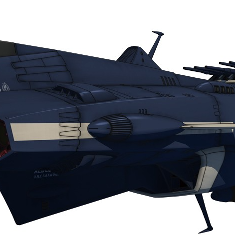 Andromeda Sınıfı Uzay Savaş Gemisi 1:700 63.5cm 3D Baskı Model