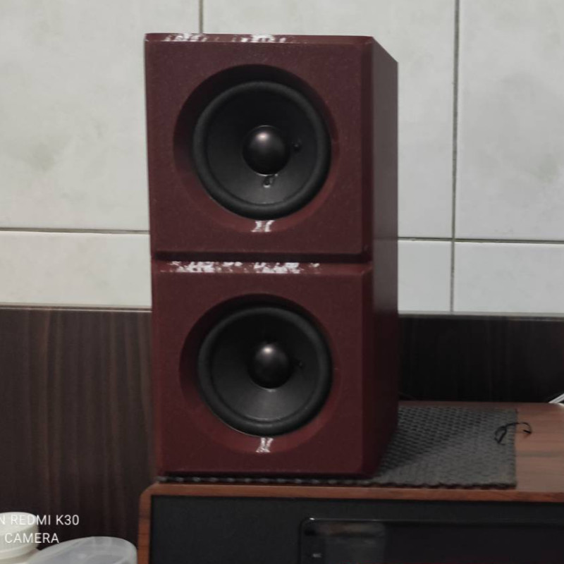 3 İnç Çift Sürücülü Bass Reflex Hoparlör - DIY Ses Sistemi