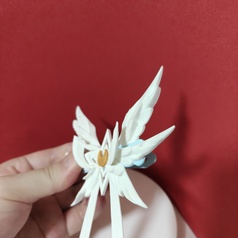 Genshin Impact Moon Maiden Columbina Saç Tokası - 3D Baskı Cosplay Aksesuarı