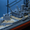 HMS Warspite 1942 3D Baskı Savaş Gemisi Modeli - 1:625 Ölçek