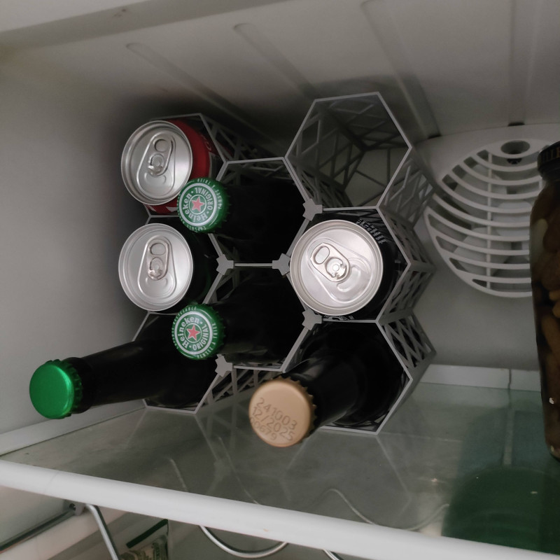 Buzdolabı Şişe Düzenleyici - 3D Baskılı Organizatör Buzdolabı Şişe Düzenleyici - 3D Baskılı Organizatör