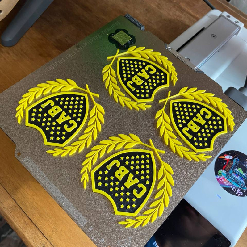 Boca Laurel Kalkanı - 3D Baskı Dekoratif Duvar Sanatı