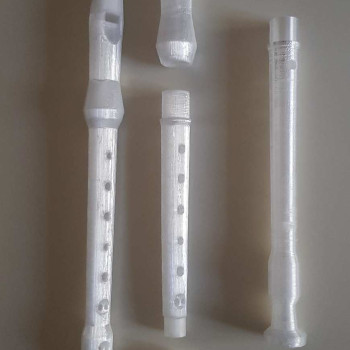 Özel Tasarım 3D Baskı Flüt - Müzik Tutkunları İçin