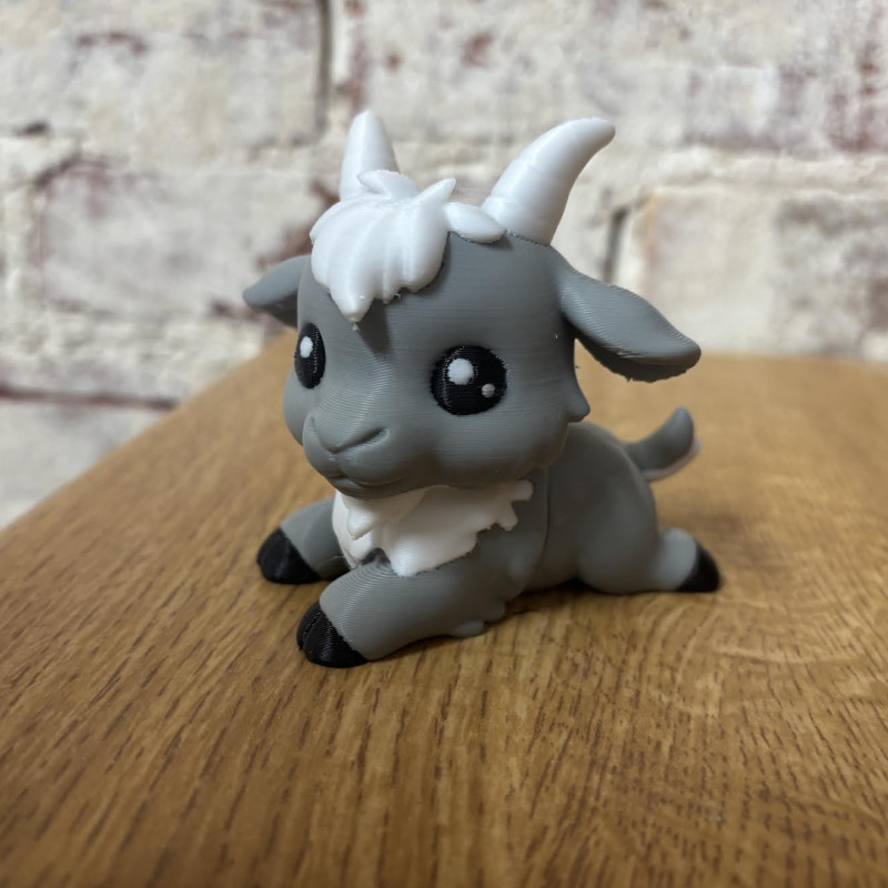 Esnek Keçi Fidget Oyuncağı - 3D Baskılı Hareketli Oyuncak