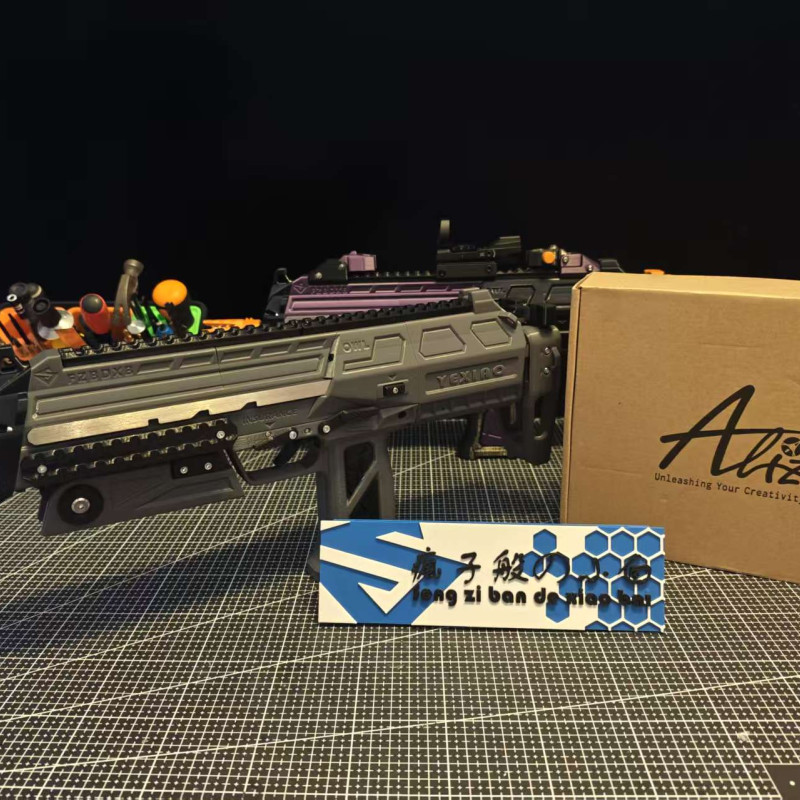 Gece Baykuşu MP7 Soft Dart Blaster - 3D Baskılı Cosplay Silahı