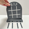 Cadılar Bayramı Tic Tac Toe Işıklı Ayak Oyunu - 3D Baskı