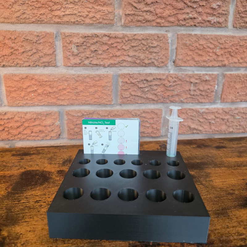 NT Labs Su Test Kiti 3D Baskı Organizatör Tepsisi - Dayanıklı Kimya Aksesuarı