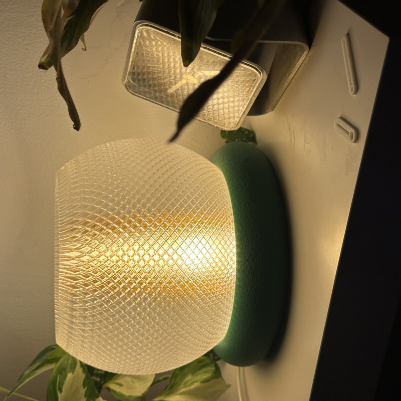 Modern Küre Dokulu Masa Lambası - 3D Baskı Dekoratif Aydınlatma