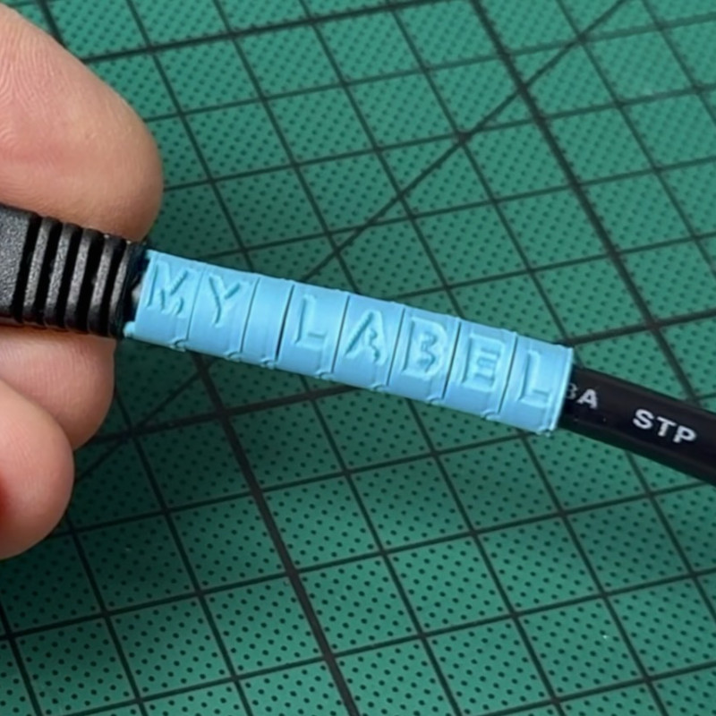 Özelleştirilebilir Kablo Halka Etiketi - 3D Baskı Kablolama Çözümü Özelleştirilebilir Kablo Halka Etiketi - 3D Baskı Kablolama Çözümü