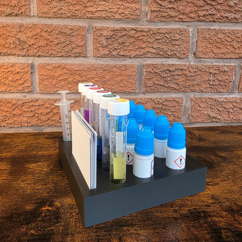 NT Labs Su Test Kiti 3D Baskı Organizatör Tepsisi - Dayanıklı Kimya Aksesuarı