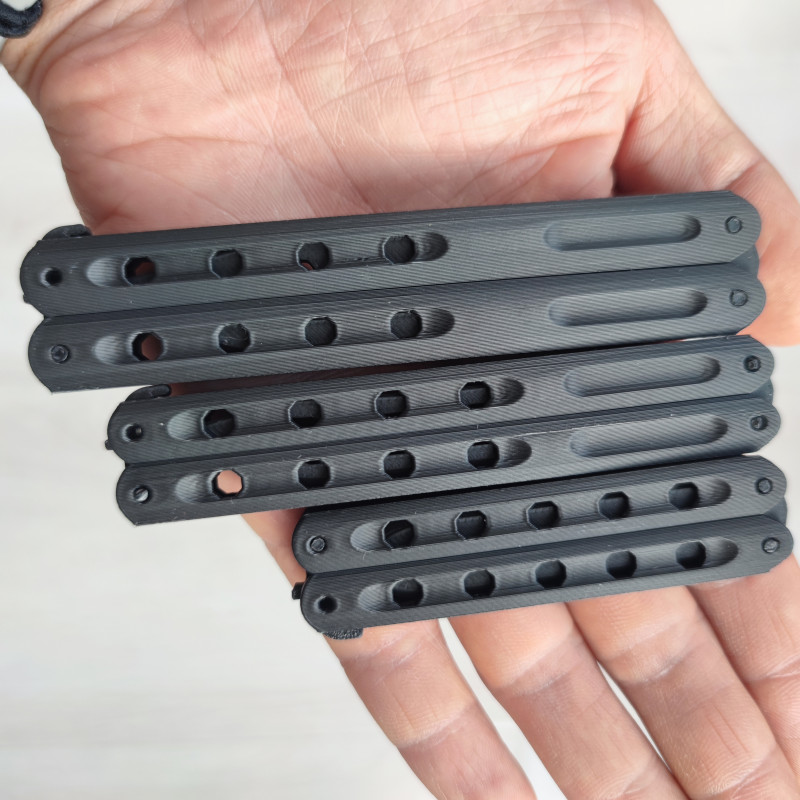 3D Baskı Kelebek Bıçak - Balisong Mini, Mini+ ve Medium Modeller