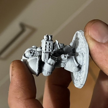 Mini Savaş Çekici Robot Figür - 3D Baskı Koleksiyon Parçası