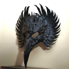 Gotik Kuzgun Maskesi - 3D Baskı Kostüm Aksesuarı