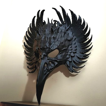 Gotik Kuzgun Maskesi - 3D Baskı Kostüm Aksesuarı